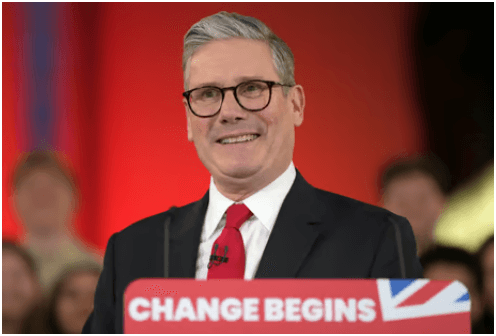 Labour Party Wins Big in UK Election, Keir Starmer Set to Be Prime Minister