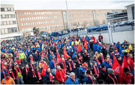 Volkswagen Workers Strike in Germany: Employees Protest Wage Cuts and Looming Layoffs